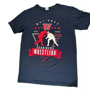 Wai’anae Seasiders Wrestling Men’s Medium Blue T-Shirt Hawaii